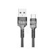 Кабель для зарядки моб. телеф. USB-A to Type-C (Brevia) 2м. чорний, Zip (51200BUCZ1)