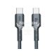 Кабель для зарядки моб. телеф. Type-C to Type-C (Brevia) 1м. чорний, 60W, Box (51100) (51100BCCC1)