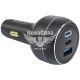Зарядне для портативних пристроїв 12-24V (Brevia) 1USB-A, 2USB-C, 130W (46130DCUB)