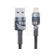 Кабель для зарядки моб. телеф. USB-A to Lightning (Brevia) 1м. чорний, Box (53100) (53100BULC1)