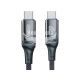 Кабель для зарядки моб. телеф. Type-C to Type-C (Brevia) 1м. чорний, 60W, Box (56100) (56100BCCC1)