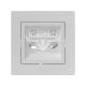 Розетка комп'ютерна подвійна Lezard Vesna RJ45 CAT5, білий (742-0288-141)