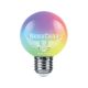 Світлодіодна лампа Feron E27 LB-37 1Вт G45 RGB (7426)