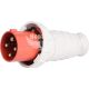 Силова вилка переносна E.NEXT e.plug.pro.4.63, 4п., 380В, IP 67, 63А (034) (p011006)