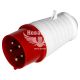 Силова вилка переносна E.NEXT e.plug.pro.5.32, 5п., 380В, 32А (025) (p011008)