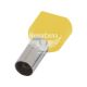 Наконечник втулковий ізольований E.NEXT e.terminal.stand.te.2.1.5.yellow (TE1508 yellow) 2x1,5 кв.мм, жовтий, 100шт (s4037005)