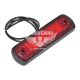 Ліхтар габаритний універсальний (HICO) LED 24V червоний (OBR144)