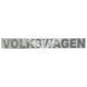 Наклейка з написом VOLKSWAGEN 37х4,5 срібна (64-1)