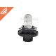 Лампочка без цоколя семечка W1.2W біла 12V-1,2Вт BX8.4d (Brevia) (з патроном) (упак.-10шт.) (12324C)