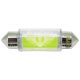 Лампочка 2-ох цокольна LED T11_C5W COB біла 1-діод 12V-3Вт SV8.5-8 39мм. (Solar) (упак.-10шт) (LC339_P)