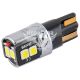 Лампочка без цоколя LED T10_W5W SMD біла 6-діодів 250lm. 12V W2.1x9.5d CANbus (Solar) (к-т.-2шт.) (SL1341)