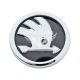 Значок на капот Skoda с09-15г.в. (DD) (эмблема) (s2984)