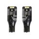 Лампочка без цоколя LED W16W SMD біла 4-діоди 12/24V W2.1x9.5d CANbus (Brevia) (к-т.-2шт.) (10133X2)