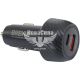 Зарядне для портативних пристроїв 12-24V (Brevia) 1USB-A, 1USB-C, 48W, Carbon (46048CUB)