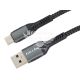 Кабель для зарядки моб. телеф. USB-A to Type-C (Zollex) 1м. 60W (12206)