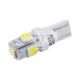 Лампочка без цоколя LED T10_W5W SMD біла 5-діодів 12V W2.1x9.5d (Solar) (к-т.-2шт. ) (SL1330)