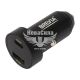 Зарядное для портативных устройств 12-24V (Brevia) 1USB-A, 1USB-C, 48W, алюмин. с дисплеем (46648CADB)
