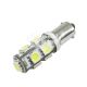 Лампочка з цоколем LED T4W SMD біла 9-діодів 12V-4Вт BA9s (Solar) (к-т.-2шт.) (LS278_B2)