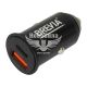 Зарядне для портативних пристроїв 12-24V (Brevia) 1USB-A, 1USB-C, 48W, алюмін. (46248CAB)