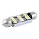 Лампочка 2-ох цокольна LED T11_C5W SMD біла 9-діодів 12V-5Вт SV8.5-8 39мм. CANbus (Solar) (к-т.-2шт.) (SL1363)