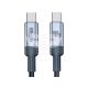Кабель для зарядки моб. телеф. Type-C to Type-C (Brevia) 1.2м. чорний, 100W, Box (57120BCCC1)