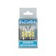 Лампочка 2-ох цокольна LED T11_C8W SMD біла 4-діоди 12V-1,2Вт SV8.5-8 28мм. (Futura) (к-т.-2шт.) (30211)