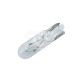 Лампочка без цоколя семечка W1.2W біла 12V-1,2Вт W2x4.6d (Zollex) (упак.-10шт.) (9424)