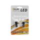 Лампочка без цоколя LED T10_1.5W SMD біла 1-діод 12V W2.1x9.5d (Solar) (к-т.-2шт.) (LS288_B2)