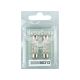 Лампочка 2-ох цокольна LED T11_C8W SMD зелена 6-діодів 12V-0,7Вт SV8.5-8 35мм. (Futura) (к-т.-2шт.) (80313)