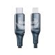 Кабель для зарядки моб. телеф. Type-C to Lightning (Brevia) 1м. чорний, 30W, Box (56100) (56100BCLC1)