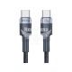 Кабель для зарядки моб. телеф. Type-C to Type-C (Brevia) 1.2м. чорний, 60W, Box (53120) (53120BCCC1)