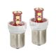 Лампочка 1-но конт. груша біла LED SMD 12V 12-діодів RY10W BAU15s (Futura) (к-т.-2шт.) (70711)