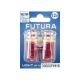 Лампочка без цоколя LED T10 W21W SMD жовта 24-діоди 12V W3x16d (Futura) (к-т. 2шт.) (71915)