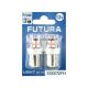 Лампочка 2-ох конт. груша біла LED SMD 12V 24-діоди P21/4W BAZ15d (Futura) (к-т.-2шт.) (72711)