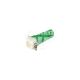 Лампочка без цоколя семечка LED T5 W2.3W SMD зелена 1-діод 24V-0,4Вт W2x4.6d (Futura) (упак.-10шт.) (30123)