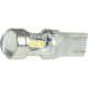Лампочка без цоколя LED T10_W5W біла 10-діодів 12V (Cyclone) 5000K Canbus T10-099 (T10-099)
