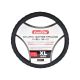 Чохол руля XL шкіра чорний 41-43см. (CarLife) (SW232XL)