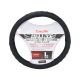 Чохол руля L шкіра чорний 39-41см. (CarLife) (SW329L)