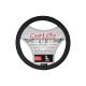 Чохол руля L шкіра чорний 39-41см. (CarLife) (SW337L)
