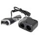 Розгалужувач прикурювача 2в1+подовж. (CarLife) (12V, 5A) (CS303)