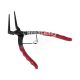 Щипці для зняття стопорних кілець (Force) (губки 56мм) зігнуті для зажиму 225мм. (9U0102)