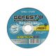 Круг зачисний 125х6х22.23 по металу (Gefest)