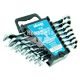 Набір ключів ріжково-накидних з тріщоткою (Molder Tools) 8шт. (8-19мм.) (MT56108)