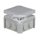 Коробка розподільча PLANK UNIKA IB401 IP55, 90х90х52 мм, зовнішня, з сальниками (PLK4010850)