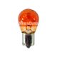 Лампочка 1-но конт. груша жовта 12V-21Вт P21W BA15s (Solar) (упак.-10шт.) (1271)
