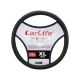 Чохол руля XL чорний з синьою ниткою 41-43см. (CarLife) (SW113XL)