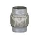 Гофра глушника 55х100мм. 3-х шарова (CarLine) (довгий фланець) (CL 55х100)