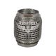 Гофра глушника 55х100мм. 3-х шарова Interlock, кольчуга (Walline) (короткий фланець) (WL 55x100 VW-OE)