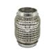 Гофра глушника 45х100мм. 3-х шарова Interlock, кольчуга (Walline) (короткий фланець) (WL 45x100 VW-OE)