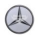 Наклейка кругла з логотипом авто (MERCEDES) діам. 5,8 (9-1)